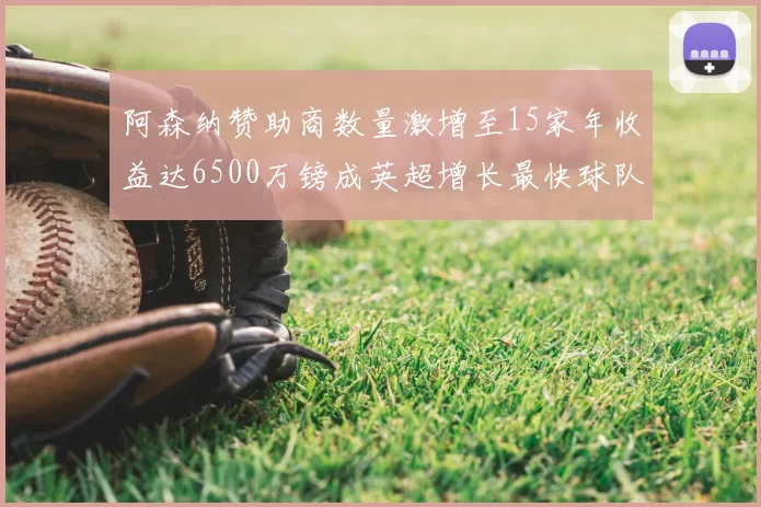 阿森纳赞助商数量激增至15家年收益达6500万镑成英超增长最快球队