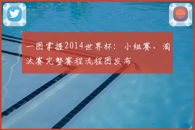 一图掌握2014世界杯:小组赛、淘汰赛完整赛程流程图发布